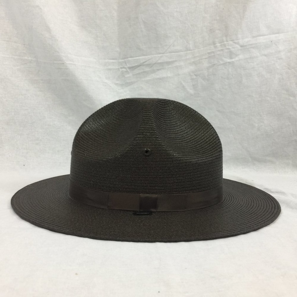 Stratton Hat Straw Brown 7 3/8  Trooper Police - Picture 3 of 14